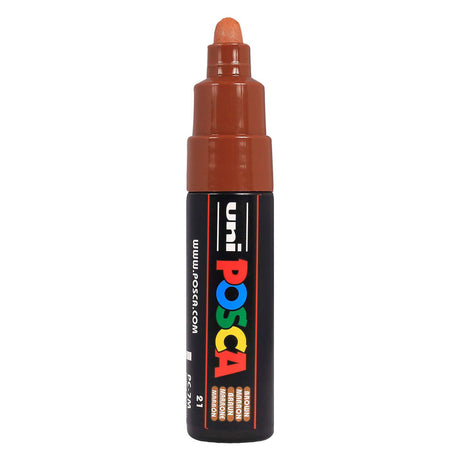 Uni posca malertusch 7m brun - konisk spids 4,5mm