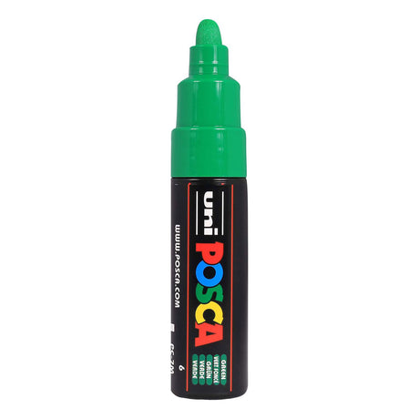 Uni Mitsubishi Pencil Uni Posca malingstusch 7m mørkegrøn - konisk spids