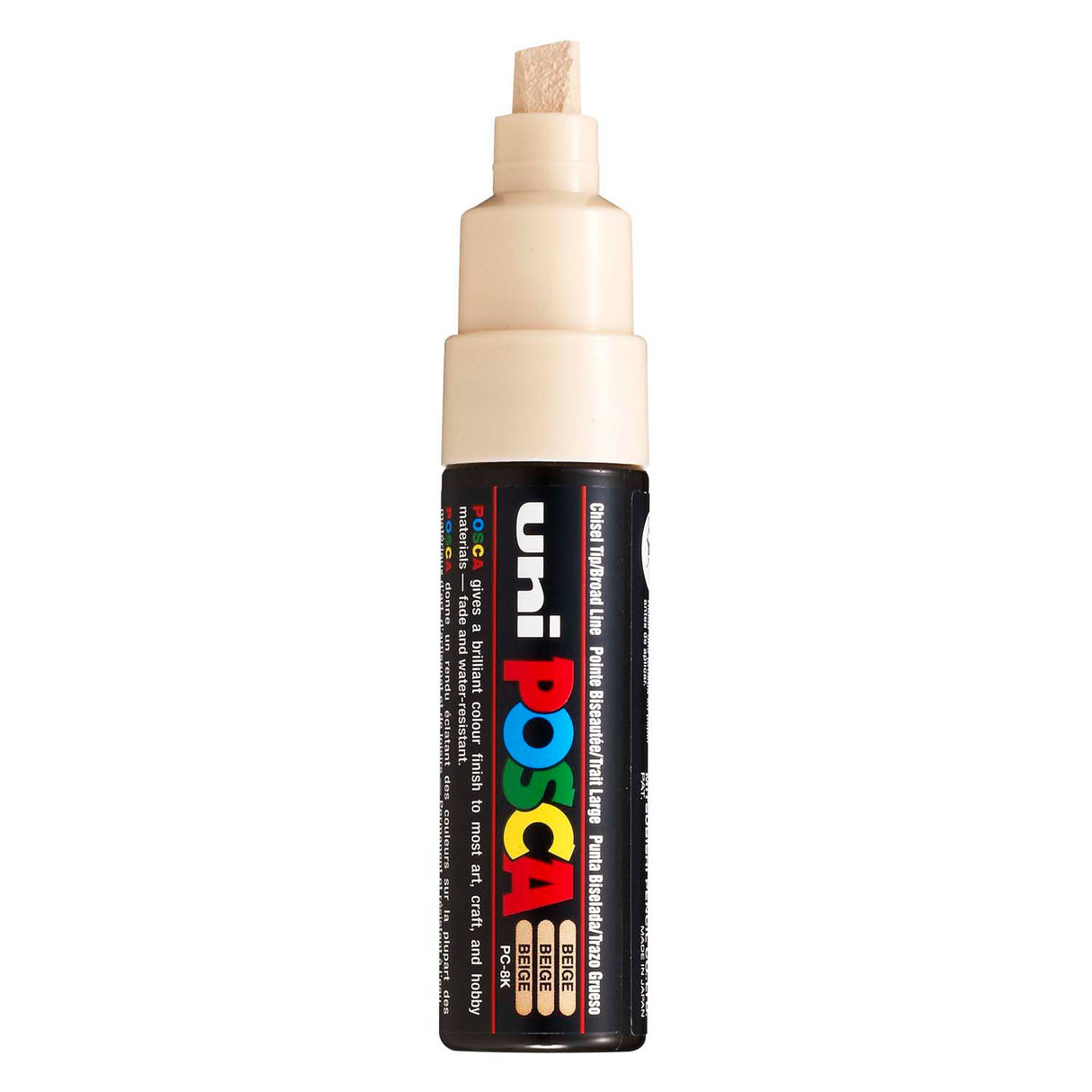 Uni posca malertusch 8k beige - mejselspids 8mm