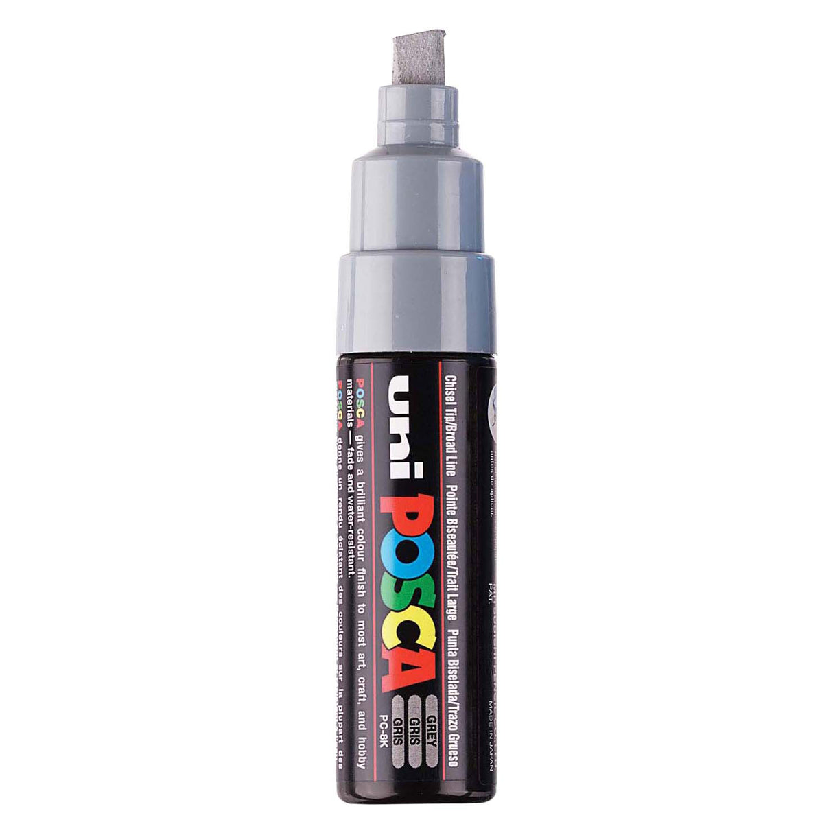 Uni posca malertusch 8k grå - mejselspids 8mm