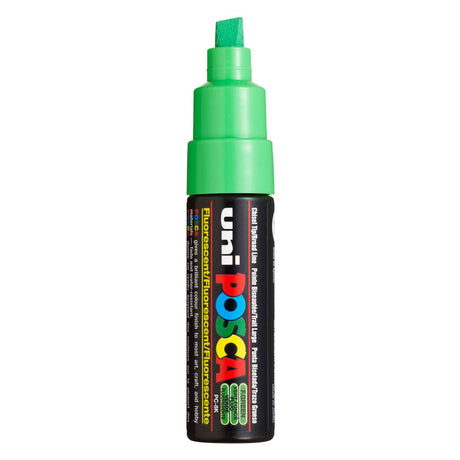 Uni posca malertusch 8k neongrøn - mejselspids 8mm