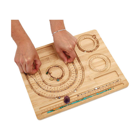 Graine creative graine houten sieradenbord 35 x 28,5 cm