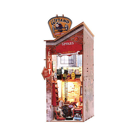 Graine creative graine 3d scene garage book nook modelbouwpakket