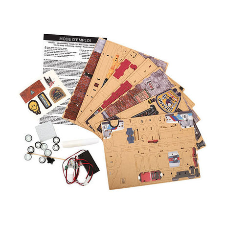 Graine creative graine 3d scene garage book nook modelbouwpakket