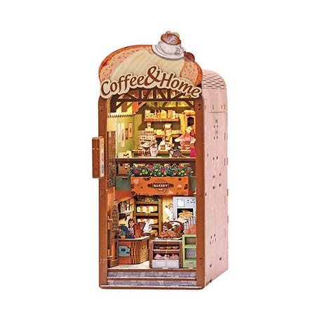 Graine creative graine 3d scene cosy coffee book nook modelbouwpakket