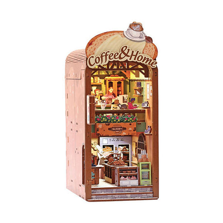Graine creative graine 3d scene cosy coffee book nook modelbouwpakket