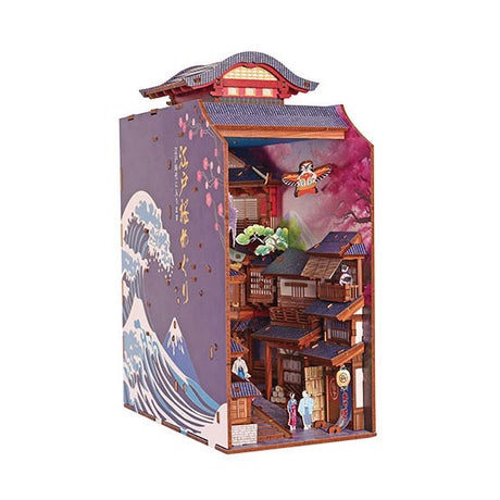 Graine creative graine 3d scene sakura lane book nook modelbouwpakket