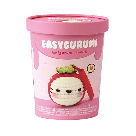 Graine creative graine easygurumi haakset aardbei - incl. naald en garen