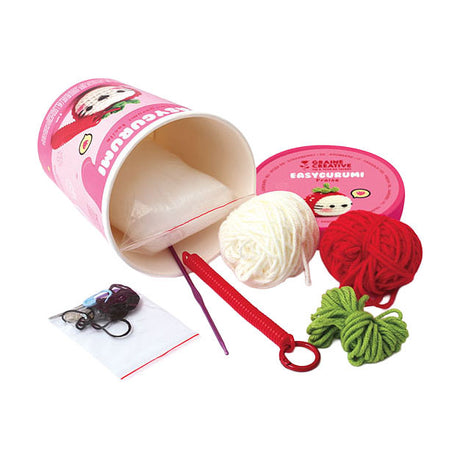 Graine creative graine easygurumi haakset aardbei - incl. naald en garen