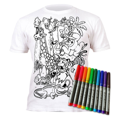Splat planet t-shirt farvesæt zoo 9 - 11 år