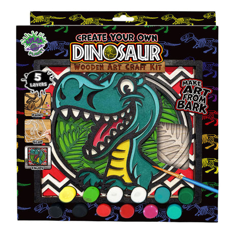 Splat planet wood art dino håndværkssæt