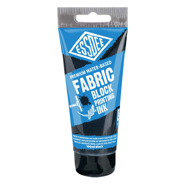 Essdee tekstiltrykblæk sort - 100ml