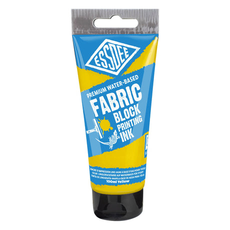 Essdee tekstiltrykblæk gul - 100ml