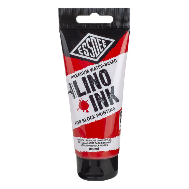 Essdee lino blæk - rød 100 ml