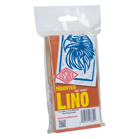Essdee lino skæreplader 75x75x3,2 mm - 10 stk.
