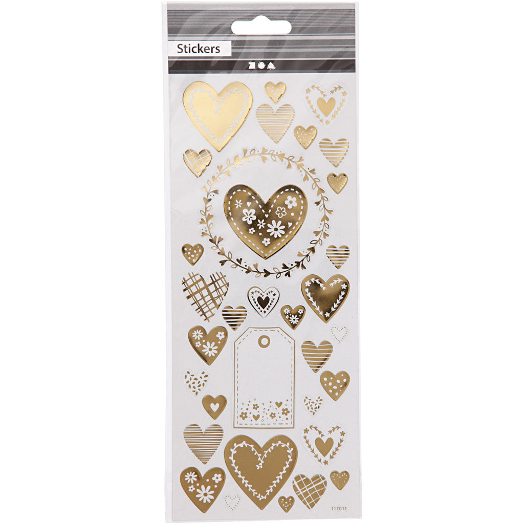 Https: www.cchobby.nl stickers-hearts-sheet-10x24-cm-ca-33-piece-guld-1-sheet