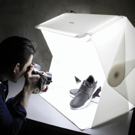Orangemonkie LED -optagelse Telt foldio3 62.5x64x55 sammenfoldelig