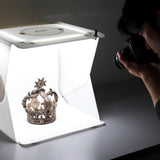 Orangemonkie LED -optagelse Telt foldio2 plus 38x38x38 sammenfoldelig