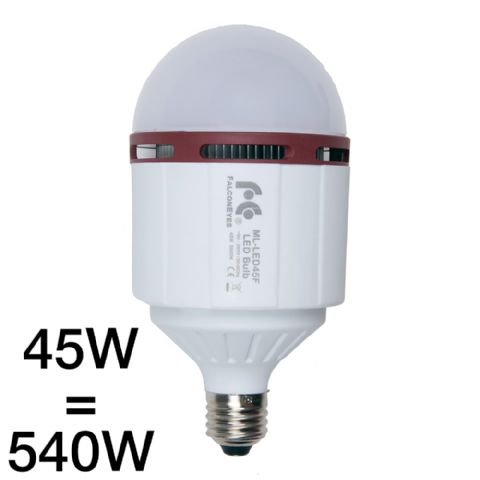 Falcon Eyes LED Dagslys Lampe 45W E27 ML-LED45F