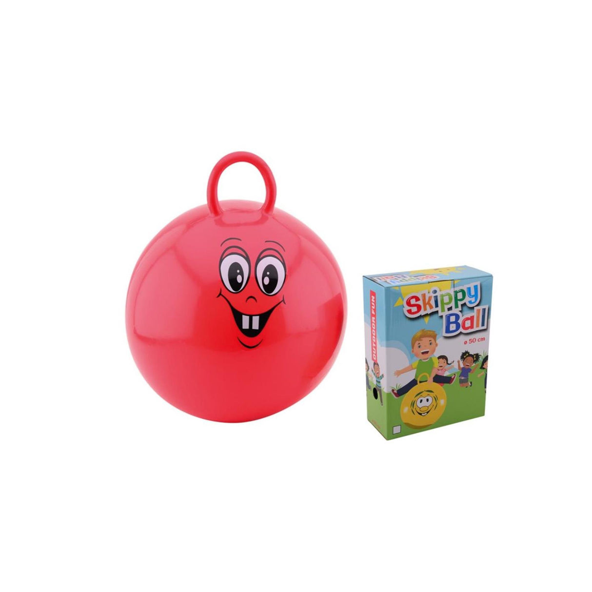 Udendørs sjov skippy bold 50 cm. 2 assorterede