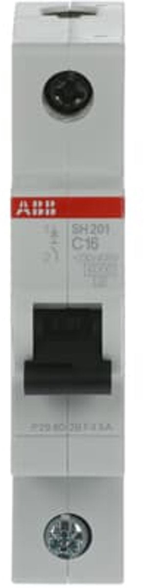 Busch-jaeger abb installation afbryder 1-polet 16a - sh201-c16 - type c