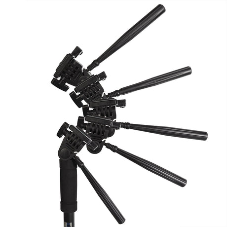 Falcon eyes enkeltbensstativ + 3-vejs hoved MP-3 4 sektioner 178 cm