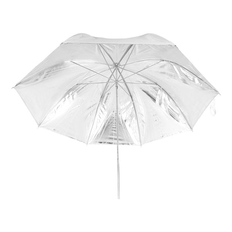 Falcon Eyes Flitparaplu Ur-48s sølvhvide 122 cm