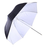 Falcon Eyes Flitparaplu UR-48WB Hvid sort 122 cm