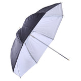 Falcon Eyes Flitparaplu UR-60WB Hvid sort 152 cm