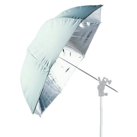 Falcon Eyes Flitparaplu Ur-T86s sølvhvide 216 cm