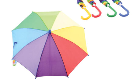 Johntoy Rainbow Paraply, Ø 68 cm