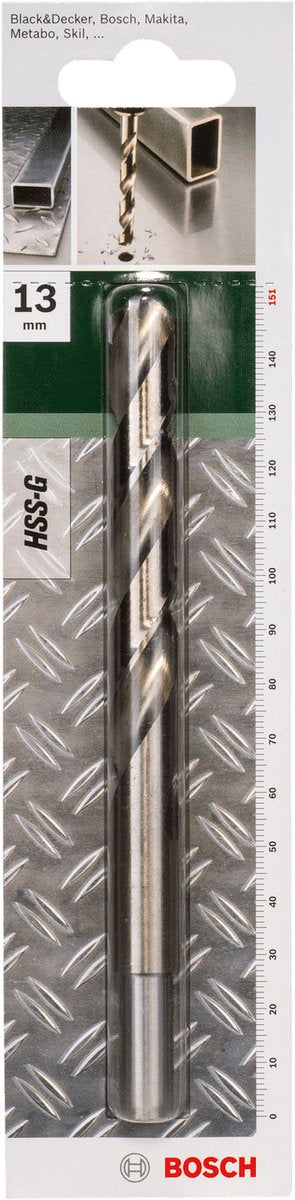 Bosch - metalbor hss-g, din 338 13,0 x 101 x 151 mm