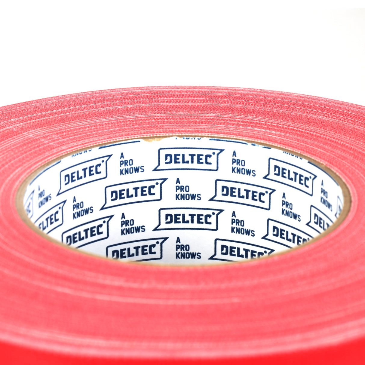 Deltec gaffertape pro rød 50 mm x 50 m