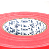 Deltec gaffertape pro rød 50 mm x 50 m
