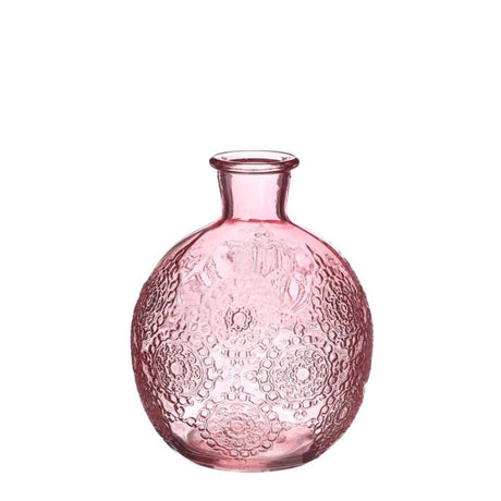 Idéer 4 sæsoner vase bologna pink ø9,5xh12cm