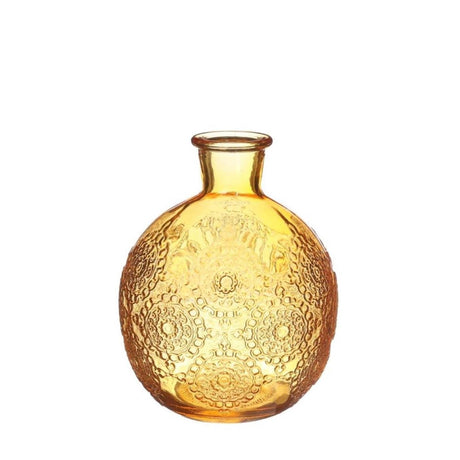 Idéer 4 sæsoner vase bologna okker ø9,5xh12cm