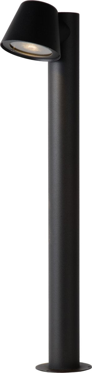 Lucide dingo-led - piedestallampe - led dæmpbar - gu10 - 1x5w 3000k - ip44 - antracit
