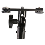 Falcon eyes twin mount vippebeslag + 2 x hot shoe cld-14a