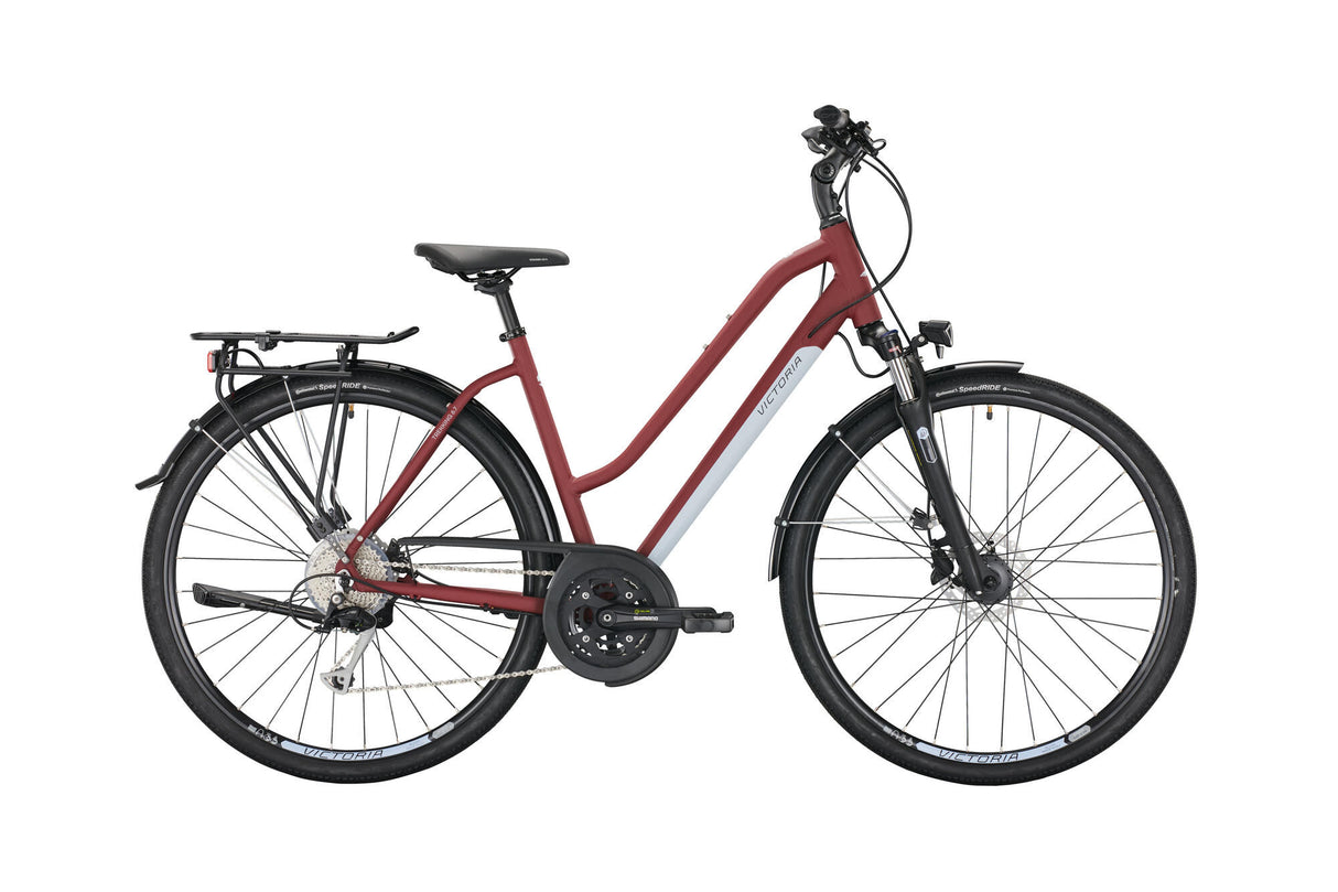 Victoria trekking cykel trekking 6.7 mod. 22 cykel vict.trekking 6,7 28 56 trapper. 27sp rød mat