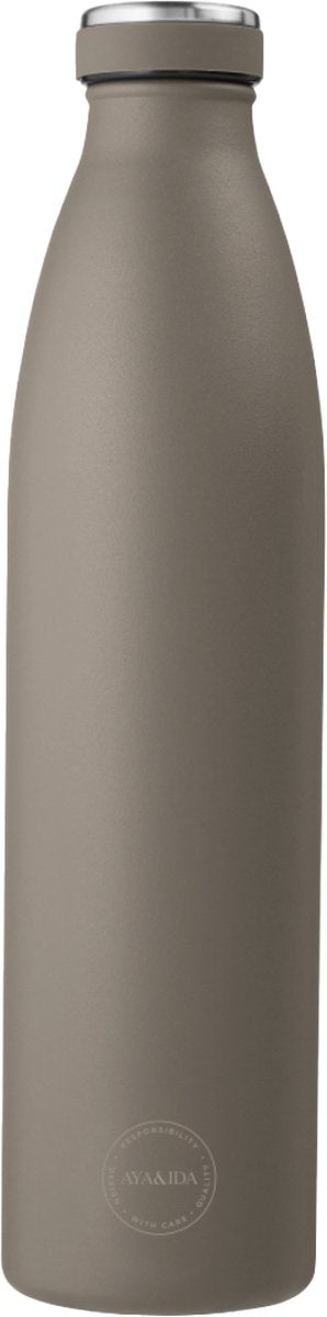 Aya ida - drikkedunk - termokande - vandflaske - 1000ml - drivved