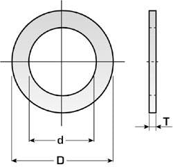 Reduktionsring 30-25x2