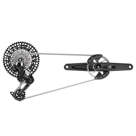 Sram gruppesæt eagle 90 dub T-type inklusive: bagskifterskifterkranksæt 170 mm bredt gx kædekassette 10-52