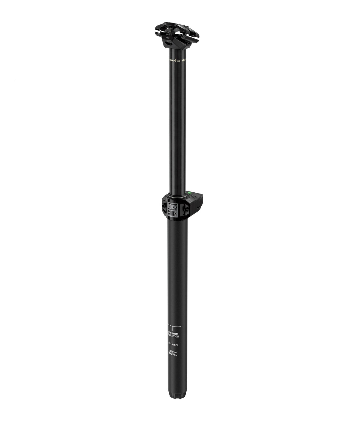 Rockshox sadelpind rumklangsøkse ø 30,9 mm 150 mm affjedring inkl batterioplader