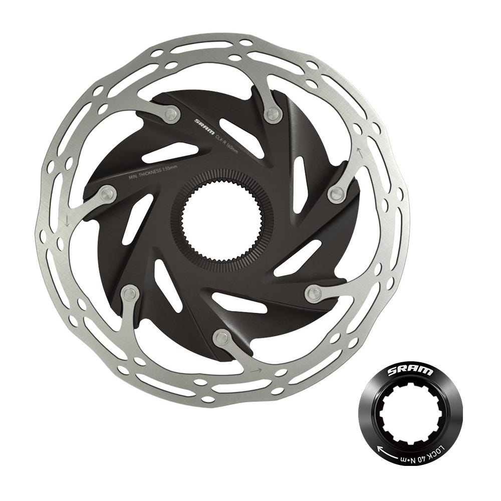 Sram bremsscheibe centerline xr rotor centerline xr 160mm med låsering