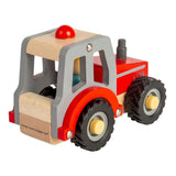 Bigjigs rød trætraktor