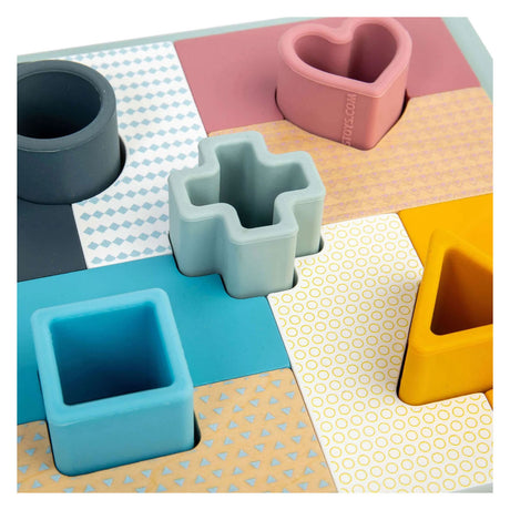 Bigjigs houten mozaiekpuzzel - 14st.