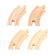 Bigjigs skinne træ togbane kurver 4 stk