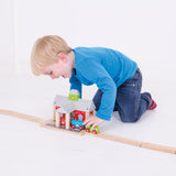 Bigjigs Wood Rails - jernbanestation