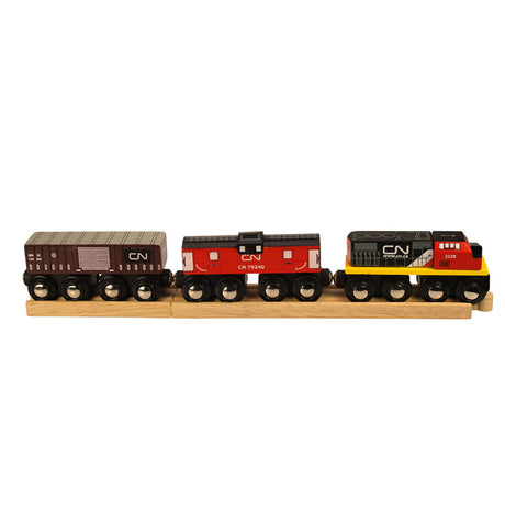 Bigjigs træ cn tog, 5 stk