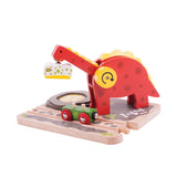 Bigjigs dino-kran i træ